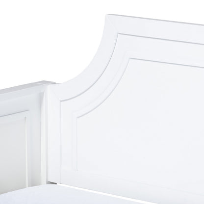 Baxton Studio - Mariana Full Size Daybed in White - Mariana-White-Daybed-Full view 4