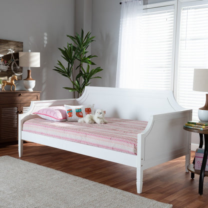 Baxton Studio - Mariana Full Size Daybed in White - Mariana-White-Daybed-Full view 7