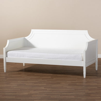 Baxton Studio - Mariana Full Size Daybed in White - Mariana-White-Daybed-Full view 8
