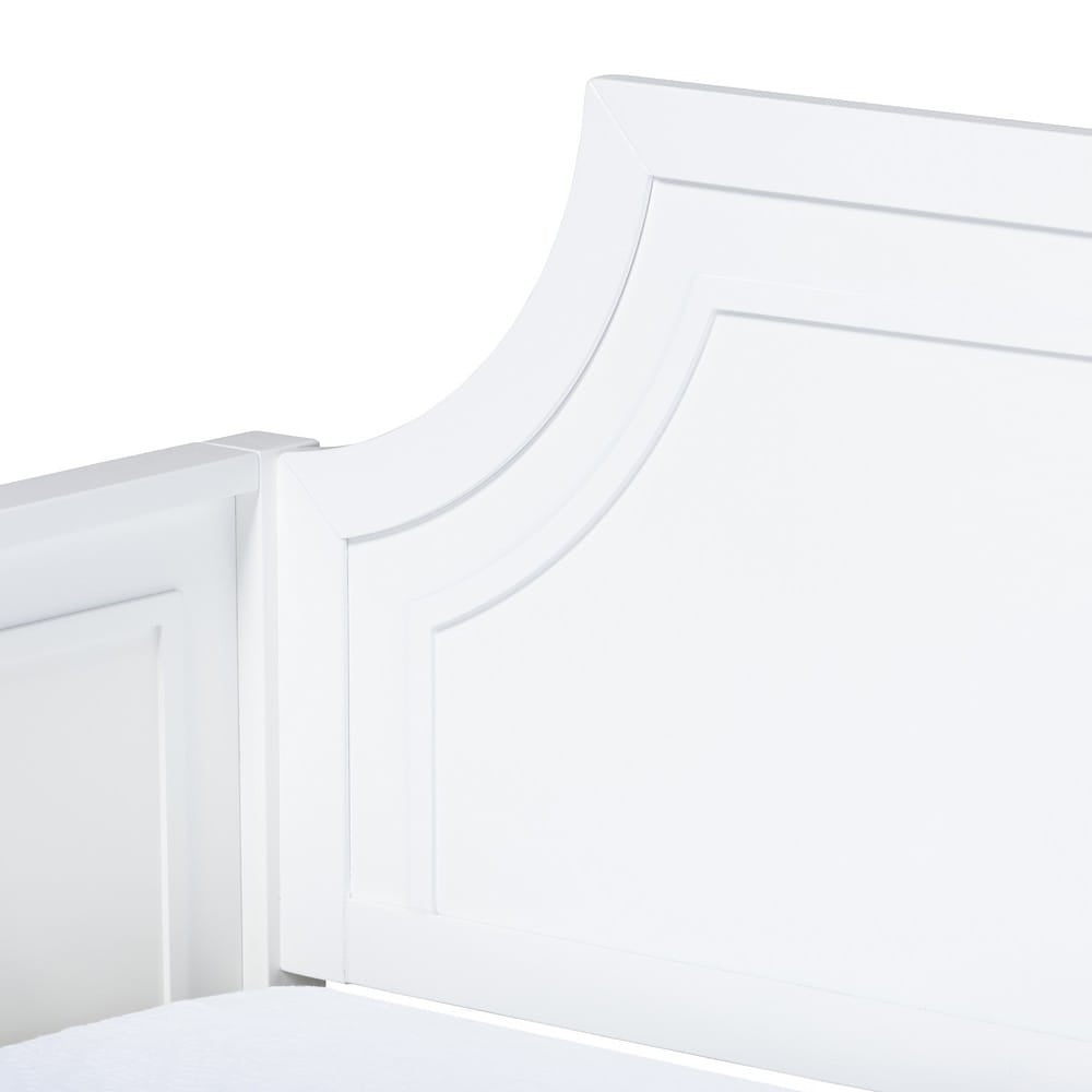 Baxton Studio - Mariana Twin Size Daybed in White - Mariana-White-Daybed view 4