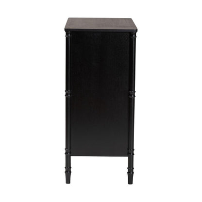 Baxton Studio - Marisela Chest in Black - MG9014-Black 9990-4DW-Chest view 4