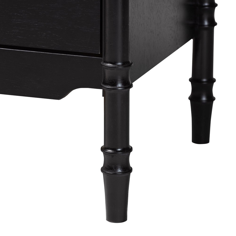 Baxton Studio - Marisela Chest in Black - MG9014-Black 9990-4DW-Chest view 6