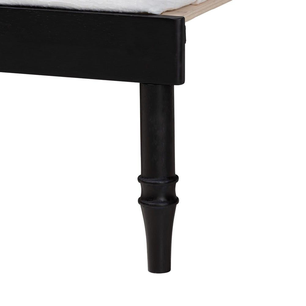 Baxton Studio - Marisela Expandable Daybed in Black - MG0246-4-Black-Twin to King-Daybed view 7