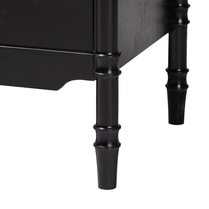 Baxton Studio - Marisela King Bedroom Set in Black - Jabari-Black-King 4PC Bedroom Set view 7