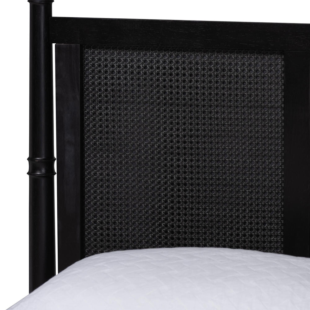 Baxton Studio - Marisela King Bedroom Set in Black - Jabari-Black-King 4PC Bedroom Set view 8