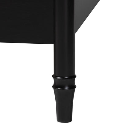 Baxton Studio - Marisela King Size CaNopy Bed in Black - MG0246-2-Black-King-CaNopy Bed view 5