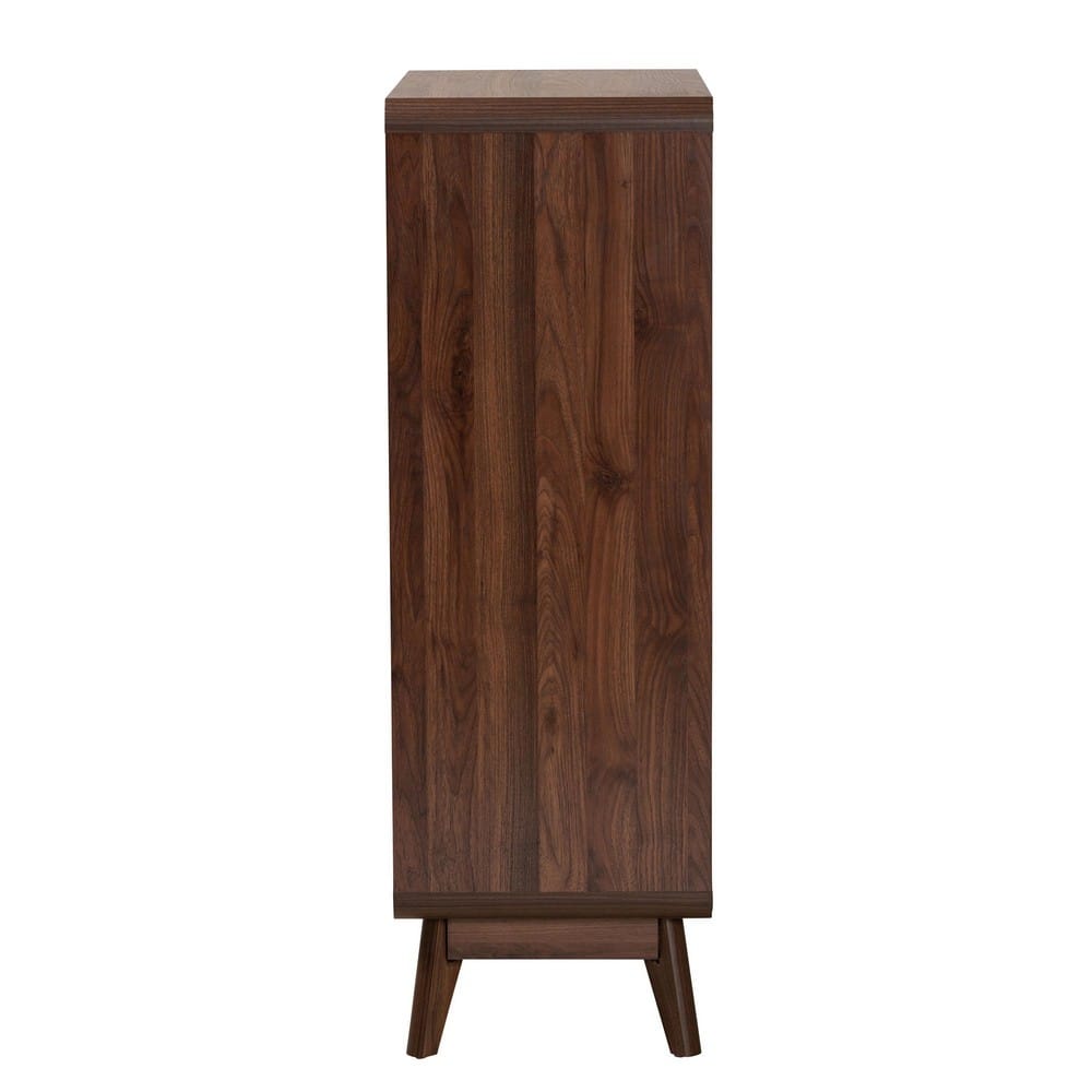 Baxton Studio - Markell Chest in Walnut Brown/Gold - LV44COD4423WI-CLB-5DW-Chest view 4