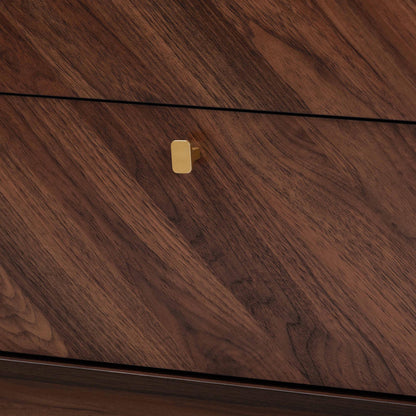 Baxton Studio - Markell Dresser in Walnut Brown/Gold - LV44COD44231WI-CLB-6DW-Dresser view 5