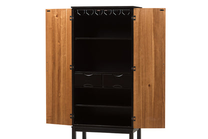 Baxton Studio - Marya Wine Cabinet - RT451-OCC-2CTN view 4