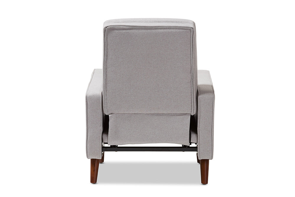 Baxton Studio - Mathias Living Room Chair - 1705-Light Gray view 7