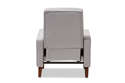 Baxton Studio - Mathias Living Room Chair - 1705-Light Gray view 7