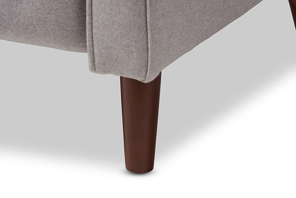 Baxton Studio - Mathias Living Room Chair - 1705-Light Gray view 9