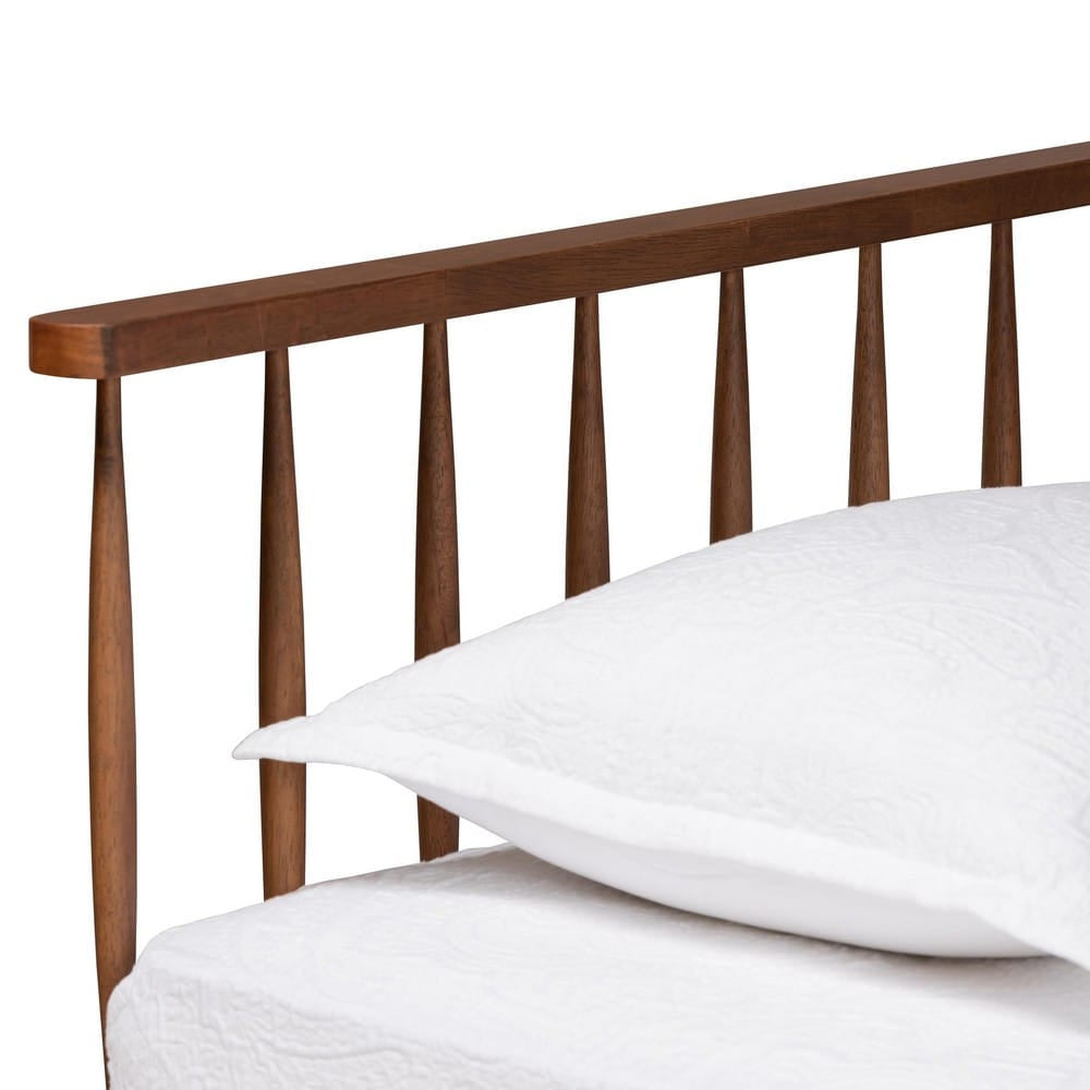 Baxton Studio - Matilda Twin Size Daybed in Ash Walnut - MG0091-Ash Walnut-Daybed-Twin view 4