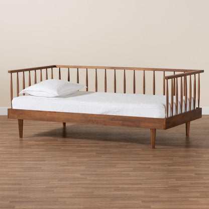 Baxton Studio - Matilda Twin Size Daybed in Ash Walnut - MG0091-Ash Walnut-Daybed-Twin view 8