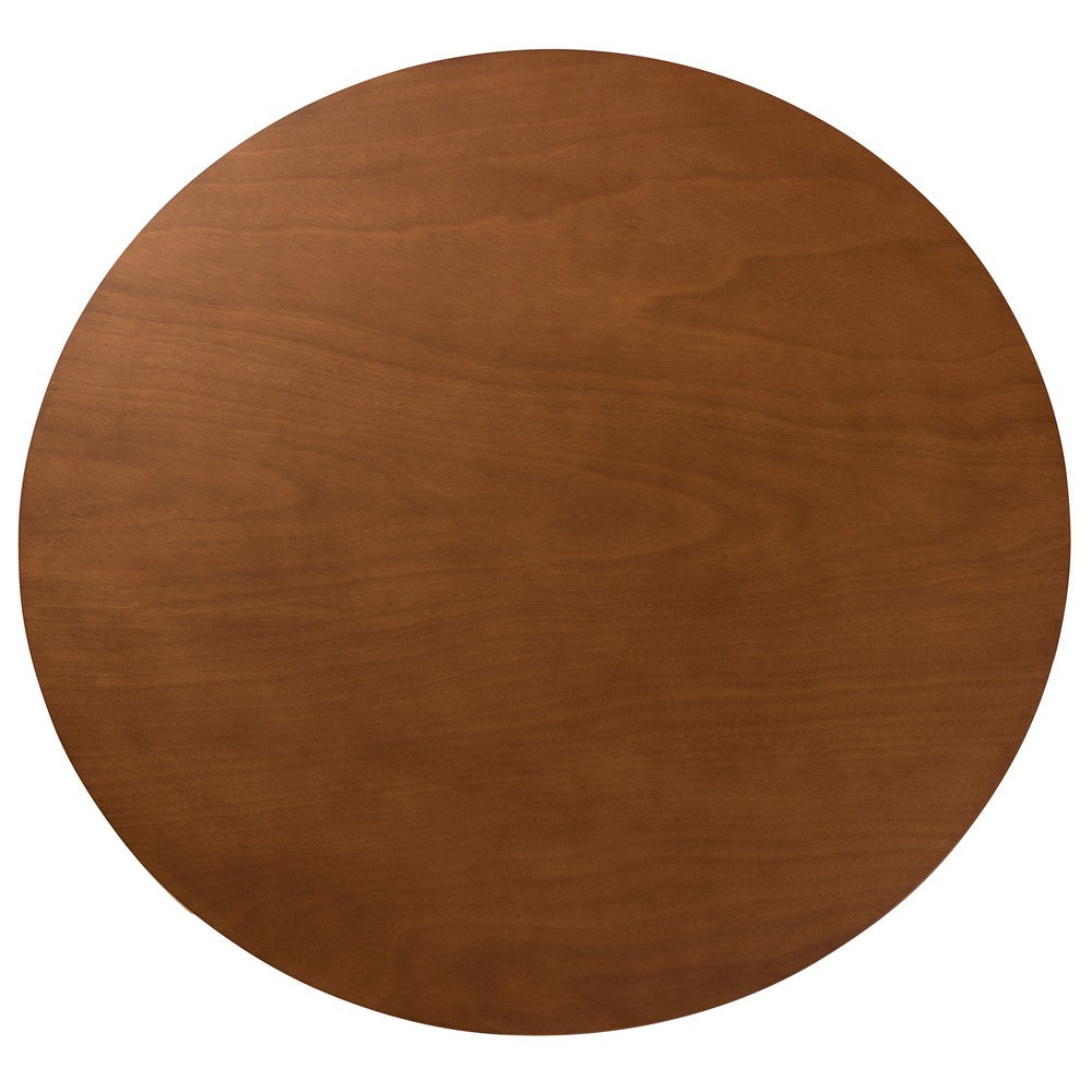 Baxton Studio - Maya Dining Set in Grey/Walnut Brown - Maya-Grey/Walnut-7PC Dining Set view 4