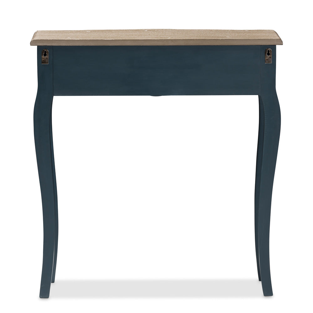 Baxton Studio - Mazarine Console Table in Blue - CES11-Blue Spruce-ST view 5