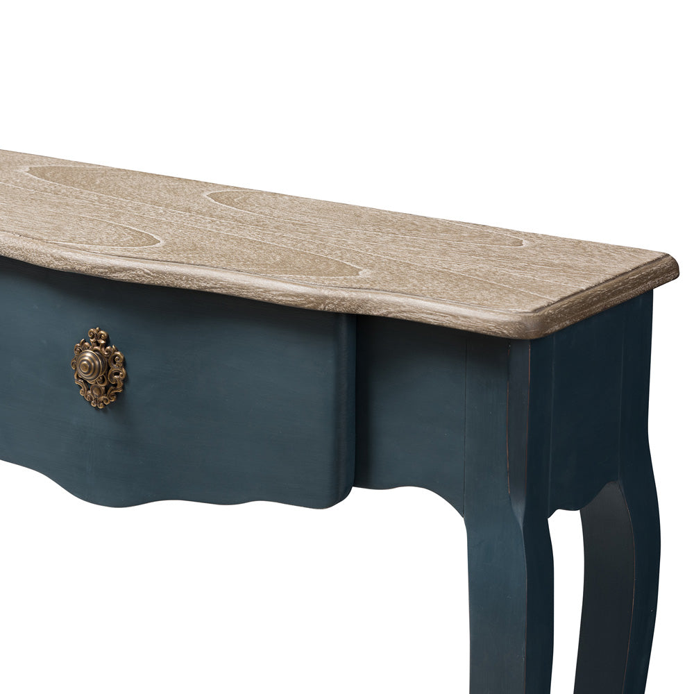 Baxton Studio - Mazarine Console Table in Blue - CES11-Blue Spruce-ST view 6