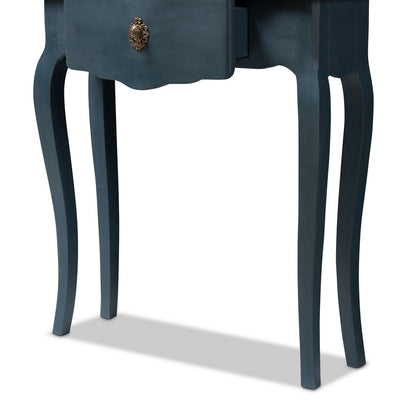 Baxton Studio - Mazarine Console Table in Blue - CES11-Blue Spruce-ST view 8