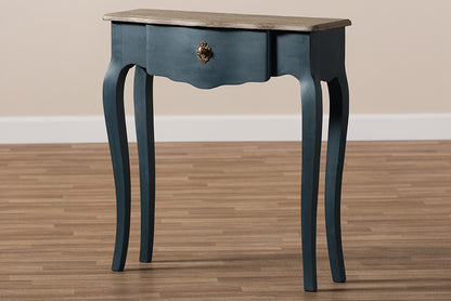 Baxton Studio - Mazarine Console Table in Blue - CES11-Blue Spruce-ST view 10