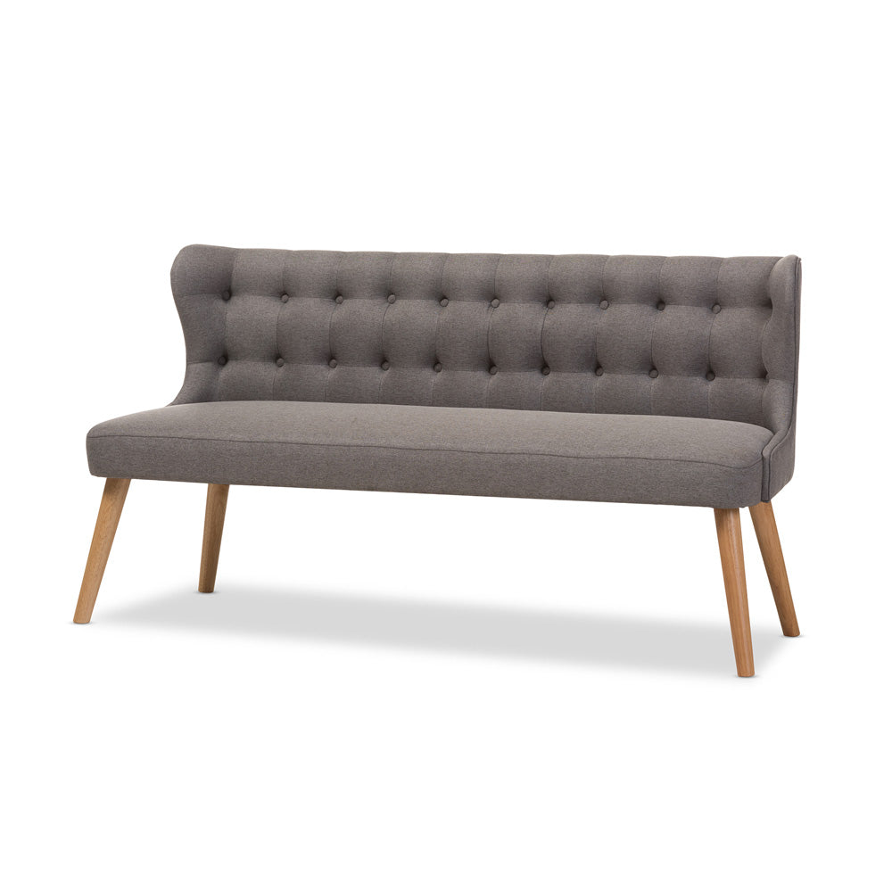 Baxton Studio - Melody Sofa in Grey - BBT8026-SF-Grey-XD45 view 1