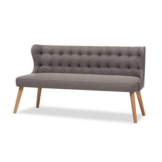 Baxton Studio - Melody Sofa in Grey - BBT8026-SF-Grey-XD45 view 1
