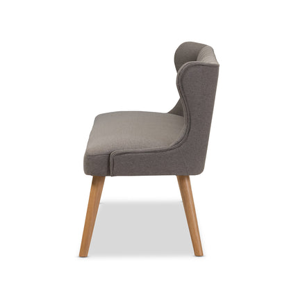 Baxton Studio - Melody Sofa in Grey - BBT8026-SF-Grey-XD45 view 3