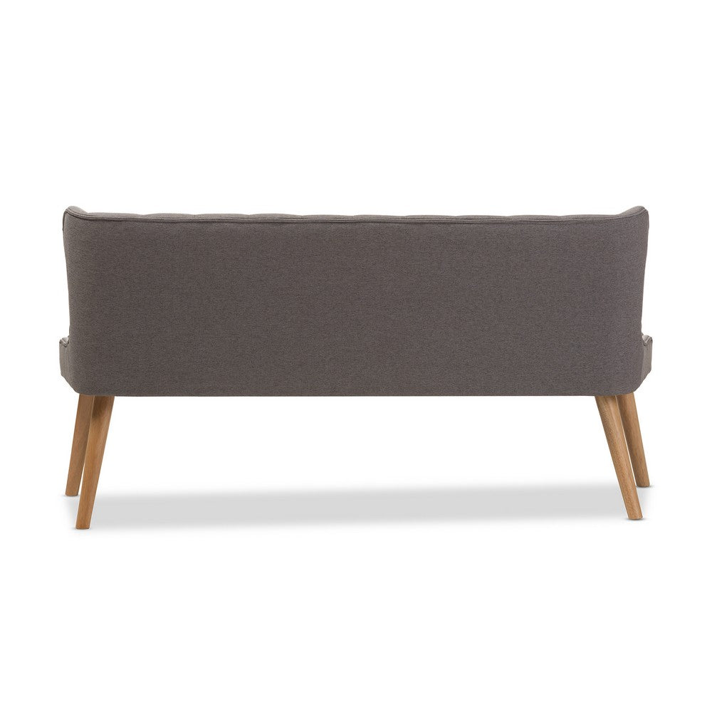 Baxton Studio - Melody Sofa in Grey - BBT8026-SF-Grey-XD45 view 4