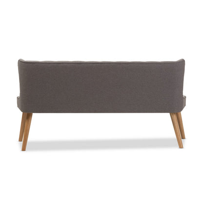 Baxton Studio - Melody Sofa in Grey - BBT8026-SF-Grey-XD45 view 4