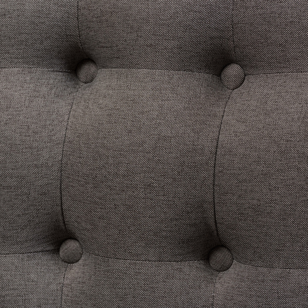 Baxton Studio - Melody Sofa in Grey - BBT8026-SF-Grey-XD45 view 5