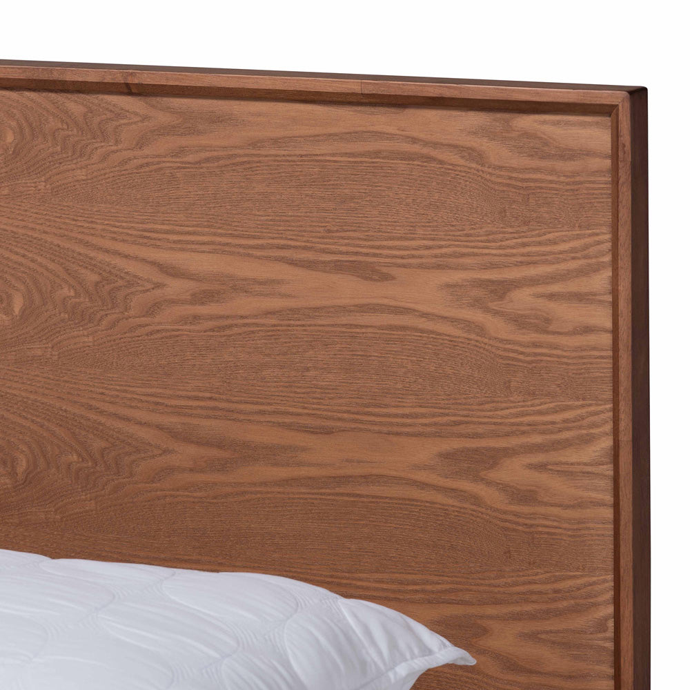 Baxton Studio - Melora King Bedroom Set in Walnut Brown/Brown - MG0004-Ash Walnut-King 3PC Bedroom Set view 7