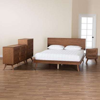 Baxton Studio - Melora King Bedroom Set in Walnut Brown/Brown - MG0004-Ash Walnut-King 4PC Bedroom Set view 11