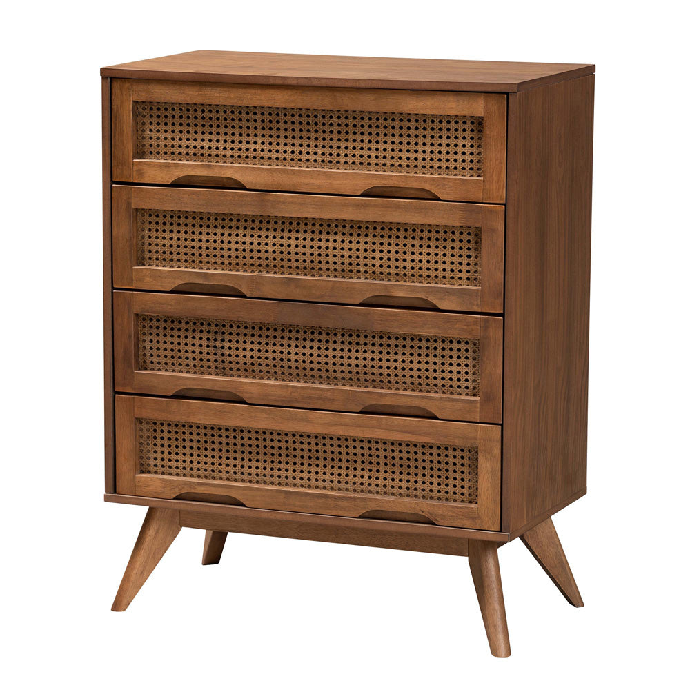 Baxton Studio - Melora King Bedroom Set in Walnut Brown/Brown - MG0004-Ash Walnut-King 5PC Bedroom Set view 5
