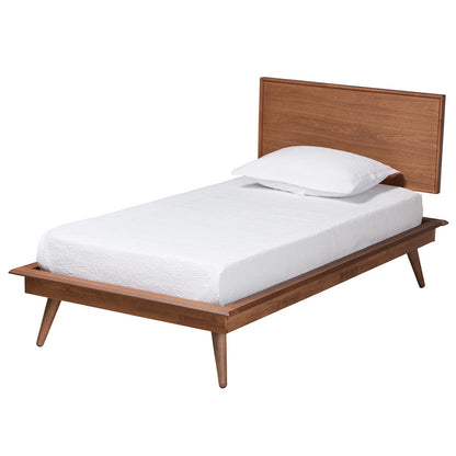 Baxton Studio - Melora Twin Bedroom Set in Walnut Brown/Brown - MG0004-Ash Walnut-Twin 4PC Bedroom Set view 3