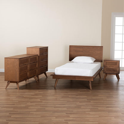 Baxton Studio - Melora Twin Bedroom Set in Walnut Brown/Brown - MG0004-Ash Walnut-Twin 4PC Bedroom Set view 11