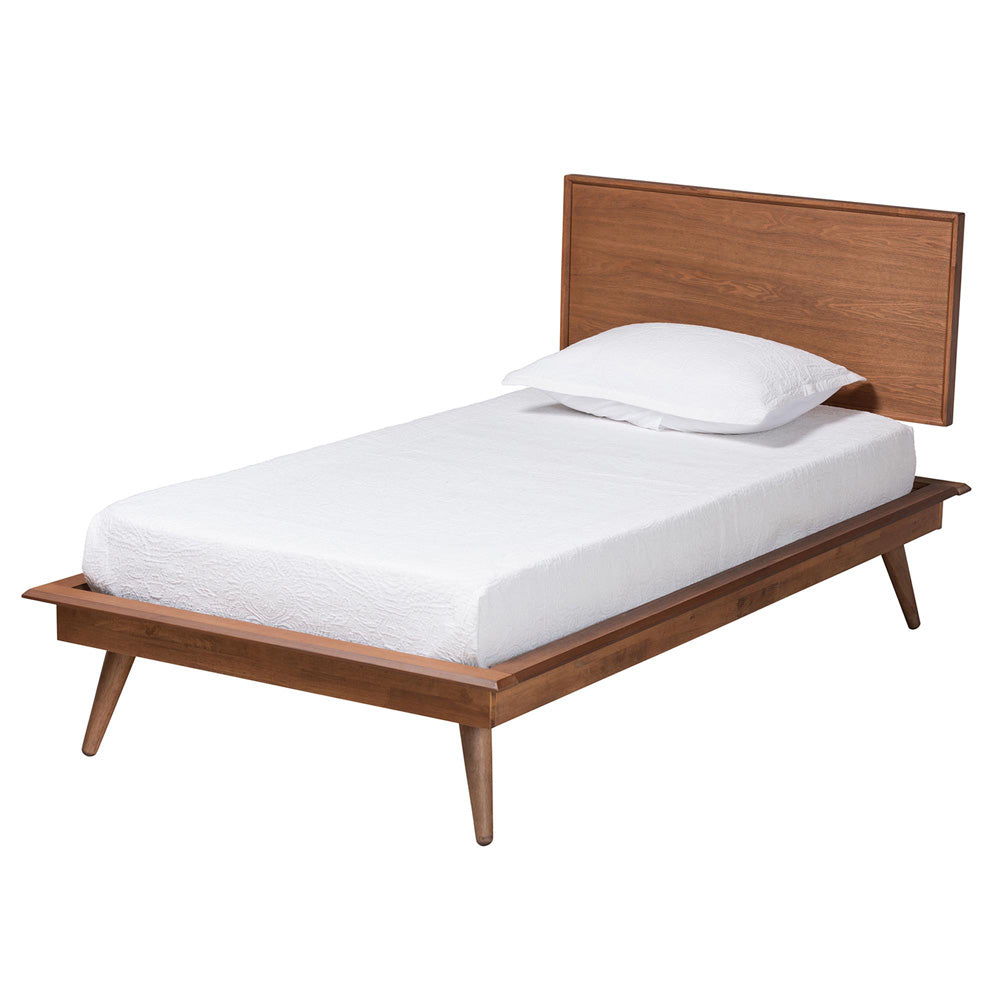 Baxton Studio - Melora Twin Bedroom Set in Walnut Brown/Brown - MG0004-Ash Walnut-Twin 5PC Bedroom Set view 3