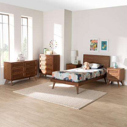 Baxton Studio - Melora Twin Bedroom Set in Walnut Brown/Brown - MG0004-Ash Walnut-Twin 5PC Bedroom Set view 12