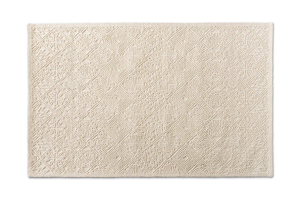 Baxton Studio - Meltem Rug - Meltem-Ivory-Rug view 1