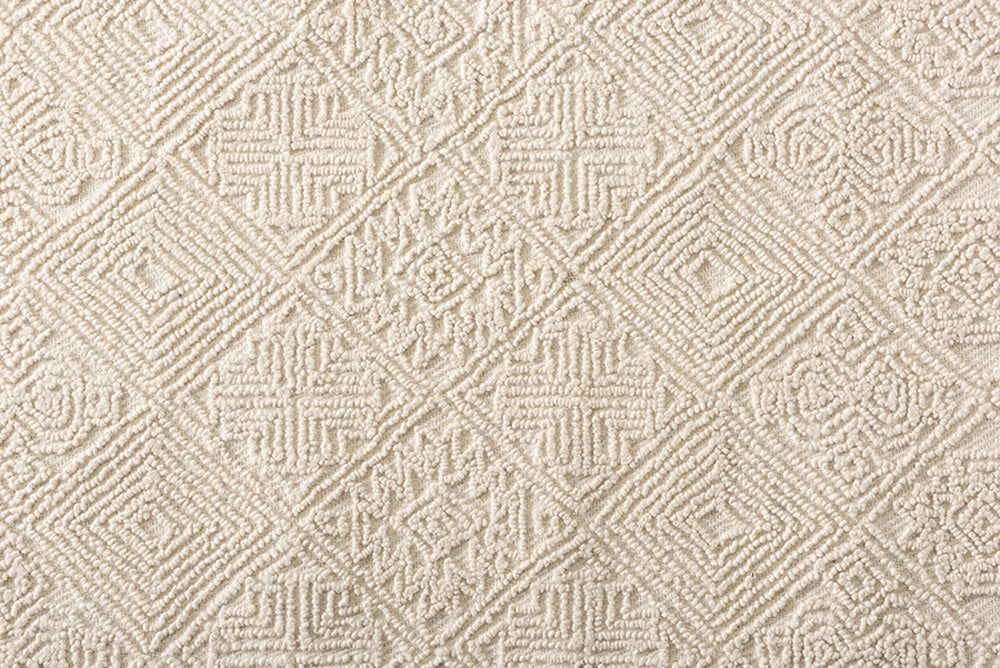 Baxton Studio - Meltem Rug - Meltem-Ivory-Rug view 2