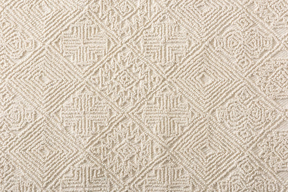 Baxton Studio - Meltem Rug - Meltem-Ivory-Rug view 2