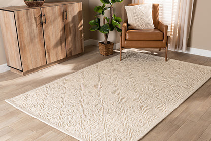 Baxton Studio - Meltem Rug - Meltem-Ivory-Rug view 3