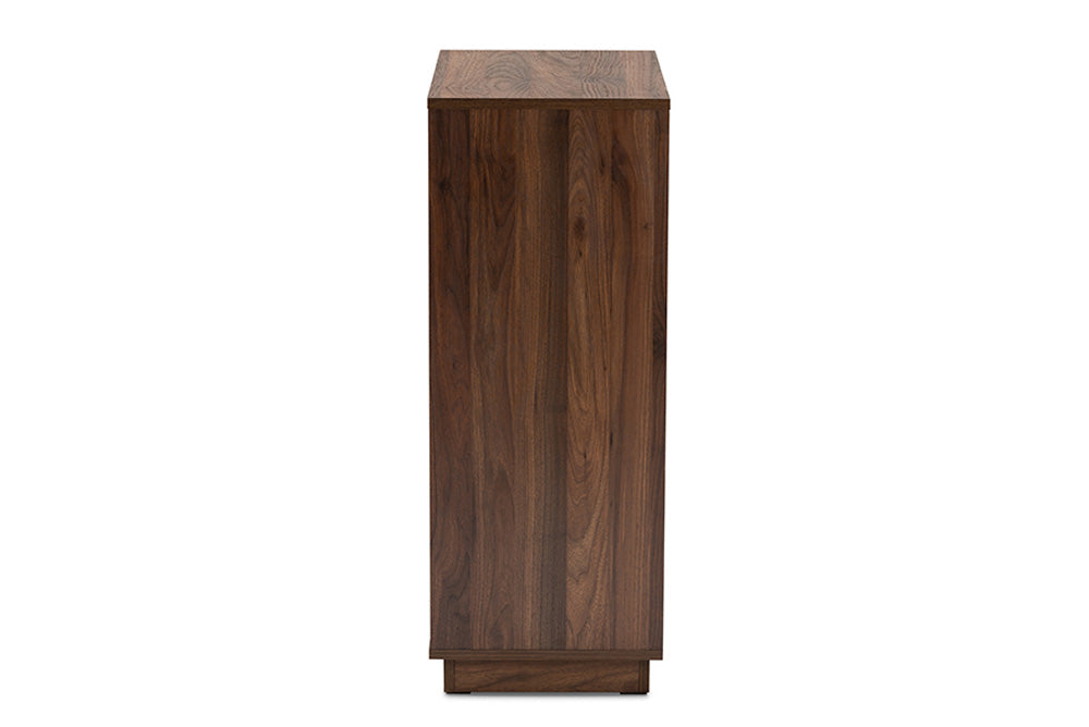 Baxton Studio - Mette Shoe Cabinet - LV3SC3150WI-Columbia/White-Shoe Cabinet view 4