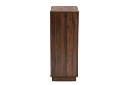 Baxton Studio - Mette Shoe Cabinet - LV3SC3150WI-Columbia/White-Shoe Cabinet view 4