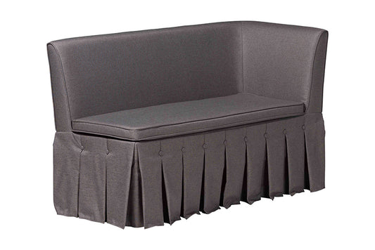 Baxton Studio - Meyer Dining Bench - BBT8116-Grey-XD45-2PC SF Bench view 2