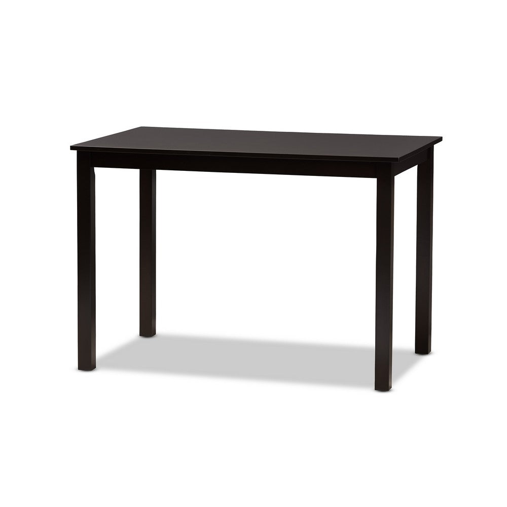 Baxton Studio - Mia Dining Set in Dark Brown - RH5992C-Dark Brown Dining Set view 3