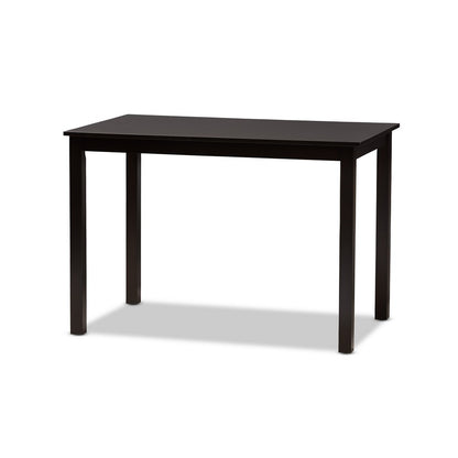 Baxton Studio - Mia Dining Set in Dark Brown - RH5992C-Dark Brown Dining Set view 3