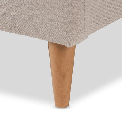 Baxton Studio - Mia King Size Bed in Light Beige - CF8814-Light Beige-King view 5