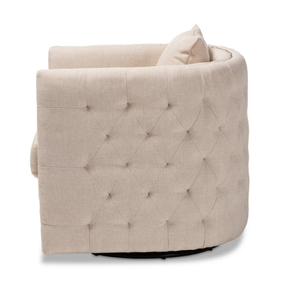 Baxton Studio - Micah Chair in Beige - TSF7718-Beige-CC view 3