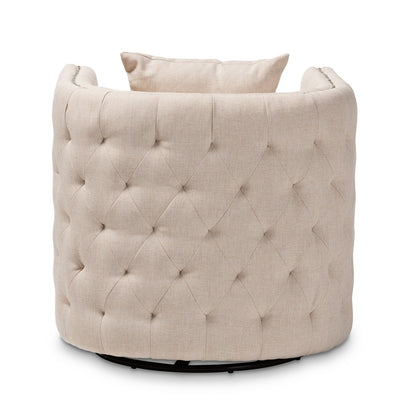 Baxton Studio - Micah Chair in Beige - TSF7718-Beige-CC view 4