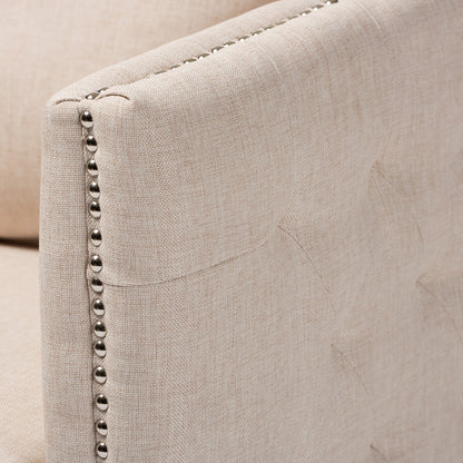 Baxton Studio - Micah Chair in Beige - TSF7718-Beige-CC view 5