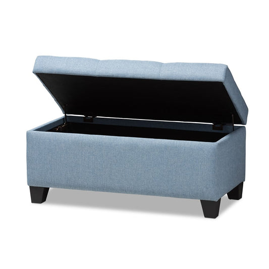 Baxton Studio - Michaela Storage Ottoman in Blue - WS-20091-Light Blue-OTTO view 2